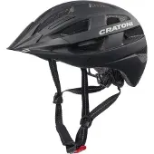 Cratoni Fahrradhelm Velo-X (City) schwarz matt, Gr. M/L (56-60cm)