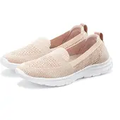 LASCANA Slipper Halbschuh, Sneaker, Slip-On-Sneaker, apricot Größe 35