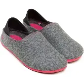 Gottstein Wool Slip-On Hausschuh Slipper für draußen und drinnen, Aus 100% Schurwolle, Mit rutschfester Gummisohle