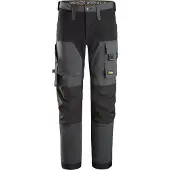 Snickers Stretch-Hose 6375 Stahlgrau - Schwarz (5804) Größe 056