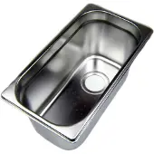 ACMax Waschbecken Spülbecken Camping Spüle 325x175x150 Deckel Edelstahl Campingküche