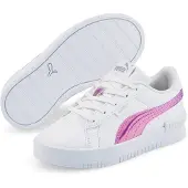 Puma Kids Sneaker 'Jada Holo PS' white/white/silver, Kinder:29 EU