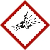Nvent hoffman Gefahrstoffsymbol Explodierende Bombe, Typ: 03037