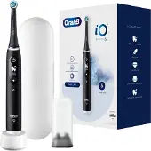 Oral-B iO Serie 6, Erwachsener, Vibrierende Zahnbürste, Schwarz, Rund, Akku, Integrierte Batterie
