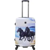 Saxoline Koffer Horse mit praktischen Tragegriffen schwarz-mehrfarbig One Size