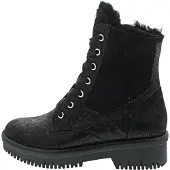 Waldlaufer H-Alea Schnürstiefel Schwarz in Gr. 40.5