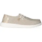 HeyDude Halbschuhe Damen Wendy Gold Textilien