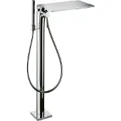 Hansgrohe Einhebel-Wannenmischer AXOR MASSAUD DN 15, bodenstehend brushed nickel brushed nickel
