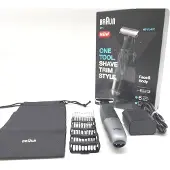 Braun Series X 81753428, Folienschaber, Schwarz, Grau, Tasten, 0,5 Jahr(e), Akku, Nickel-Metallhydrid (NiMH)