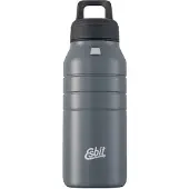 Esbit MAJORIS Edelstahl Trinkflasche, 480ML, Cool grey