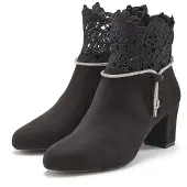 LASCANA Stiefelette Stiefel, Boots, schwarz Größe 36