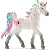 Schleich BAYALA Meereseinhorn Fohlen, 5 Jahr(e), Unicorn / Pegasus, Unicorns & Fairies, Mehrfarbig, Kunststoff, 1 Stück(e)