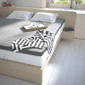 Jekatex 3-Zonen Komfort-Topper 160x200x8 cm