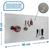 Simonwork (bancos De Trabajo) Panelclick +8 Werkzeugwand 600x900x35 Mm