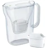 Brita Style Essential, Pitcher-Wasserfilter, 2,4 l, Transparent, Weiß