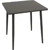 Degamo Bistrotisch Gartentisch Tisch DENVER 70x70cm, Metall anthrazit