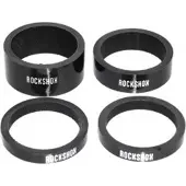 Rockshox Spacer Set Carbon 1 1/8 5/10/15Mm