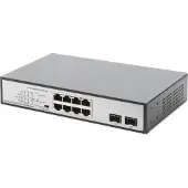 Digitus DN-95140, Unmanaged, Gigabit Ethernet (10/100/1000), Power over Ethernet (PoE), Wandmontage