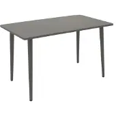 Degamo Gartentisch Esstisch DENVER 70x120cm, Metall grau
