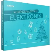 Franzis 67400 - Elektronik Adventskalender, 24 spannende Experimente rund um Elektronik, Komplettset mit Platine und Bauteilen, inkl. 31-seitigem Begleitbuch, Mehrfarbig