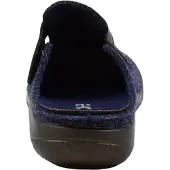 Rohde Damen Pantoffel Hausschuh Klettverschluss Softfilz Bari 6549, Größe:38 EU, Farbe:Blau
