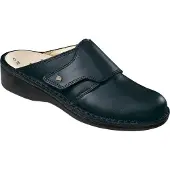 Finn Comfort Bequeme Pantolette Aussee, Damen, Darkblue, Leder, NEU - Damenschuhe Pantolette / Zehentrenner, Blau