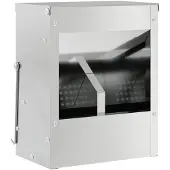 vidaXL Kaninchenfütterer Silber 20 x 12,5 x 25 cm Verzinkter Stahl