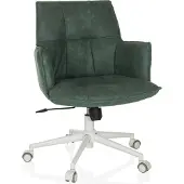 Hjh LIVING Home Office Bürostuhl SOLAO LIFE W Schreibtischstuhl mit Armlehnen Stoff Drehstuhl