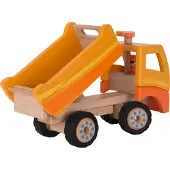 Goki 55940 Kipper orange lenkbar Holz