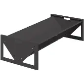 vidaXL Futtertröge für Nutztiere Schwarz 108 x 50 x 28 cm 10 kg