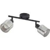 LINDBY Deckenleuchte Netty, 4-flammig, grau, Glas Netty , dimmbar, alu / grau / zink, für Wohn- / Esszimmer, Glas, Modern, Strahler