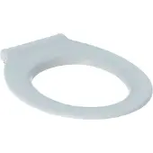 Geberit Renova Nr. 1 Comfort WC-Sitzring, barrierefrei, antibakteriell, Befestigung von oben, 500.680.01.1