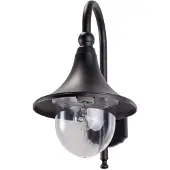 LINDBY Außenwandleuchte Daphne , dimmbar, schwarz, Aluminium, Modern, Wandleuchte außen