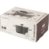 Berghoff Leo Graphite, 3,1 l, Schwarz, Aluminium, Aluminium, Keramik, Gas, Halogen, Induktion, Versiegelte Platte, Glas