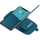 Fresh 'n Rebel Base Duo, Drinnen, USB, Kabelloses Aufladen, Blau