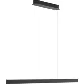 LUCANDE LED-Hängeleuchte Philine, Länge 121 cm schwarz Eisen