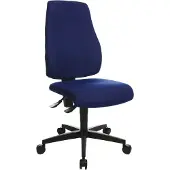 Topstar Bürodrehstuhl ohne Armlehnen, blau