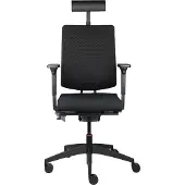 Sedus Black Dot Air Bürodrehstuhl, BD-125, 3D-Strickpolster, hohe Rückenlehne, Fix & Fertig Edition, Schnellieferprogramm (Basis, Schwarz)