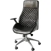 LÜLLMANN Bürodrehstuhl Designer Drehstuhl Chefsessel"GT" schwarz Racer Car Seat 212600