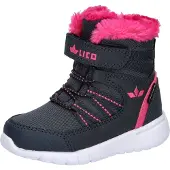 Lico Mädchen-Allwetterstiefel Shalby VS Grau-Pink, Farbe:blau, EU Größe:21