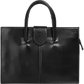 Cluty Henkeltasche echt Leder, Made in Italy