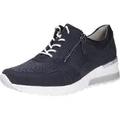 Waldlaufer Damen Schnürschuhe, blau(marinemarinenotte (217)), Gr. 5