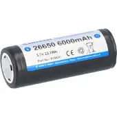 Keeppower 26650 IMR Akku 6000mAh – Hochleistungs-Lithiumzelle 15A Flat Top