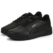 Puma Carina 2.0 Winterized Sneaker gefüttert Mädchen black/black/dark shadow 38.5
