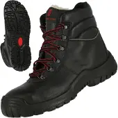 AS-Arbeitsschutz GmbH Nitras Power Step Mid + W Sicherheitswinterstiefel | Gr. 46 | Vollleder | schwarz