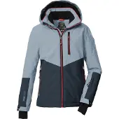 Killtec Ksw 207 Grls Ski Jckt Hellblau/Dunkel Denim/Schwarz Hellblau/Dunkel Denim/Schwarz 140