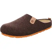 Rohde Herren Pantoffel Hausschuh Softfilz Napoli-H 6900, Größe:42 EU, Farbe:Braun