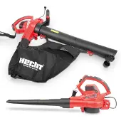HECHT 3303 Laubbläser 3in1 Laubsauger Laubhäcksler | 3000 W | 45L Fangkorb | 15:1 Mulchverhältnis