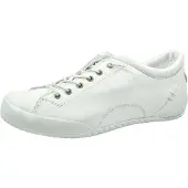 Andrea conti Damen Schnürschuh Leder Halbschuh Sneaker 0340559, Größe:37 EU, Farbe:Weiß
