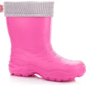 Lemigo leichte Kinder Gummistiefel gefüttert "Termix" Pink 24/25